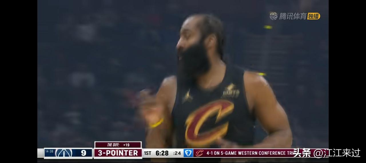 哈登助飞梅里尔半场9中9，得生涯夜！艾伦6中6，都是100%命中率这让别人还怎么