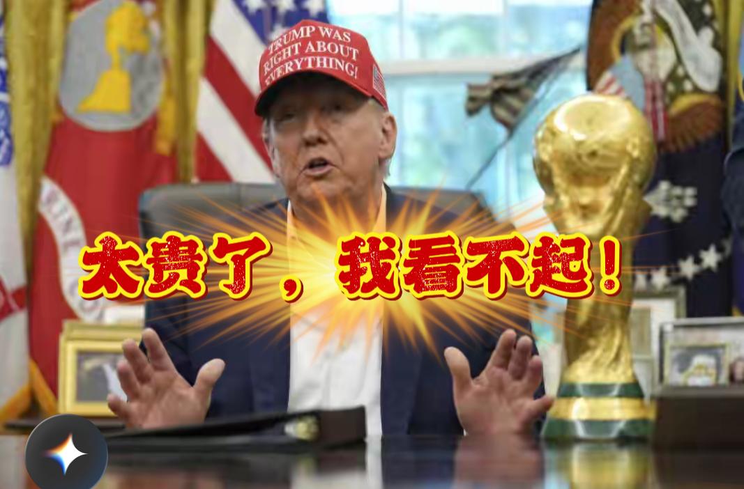 “1000美元我不看”，特朗普质疑中国天价转播权！2026世界杯还没开赛，国际足