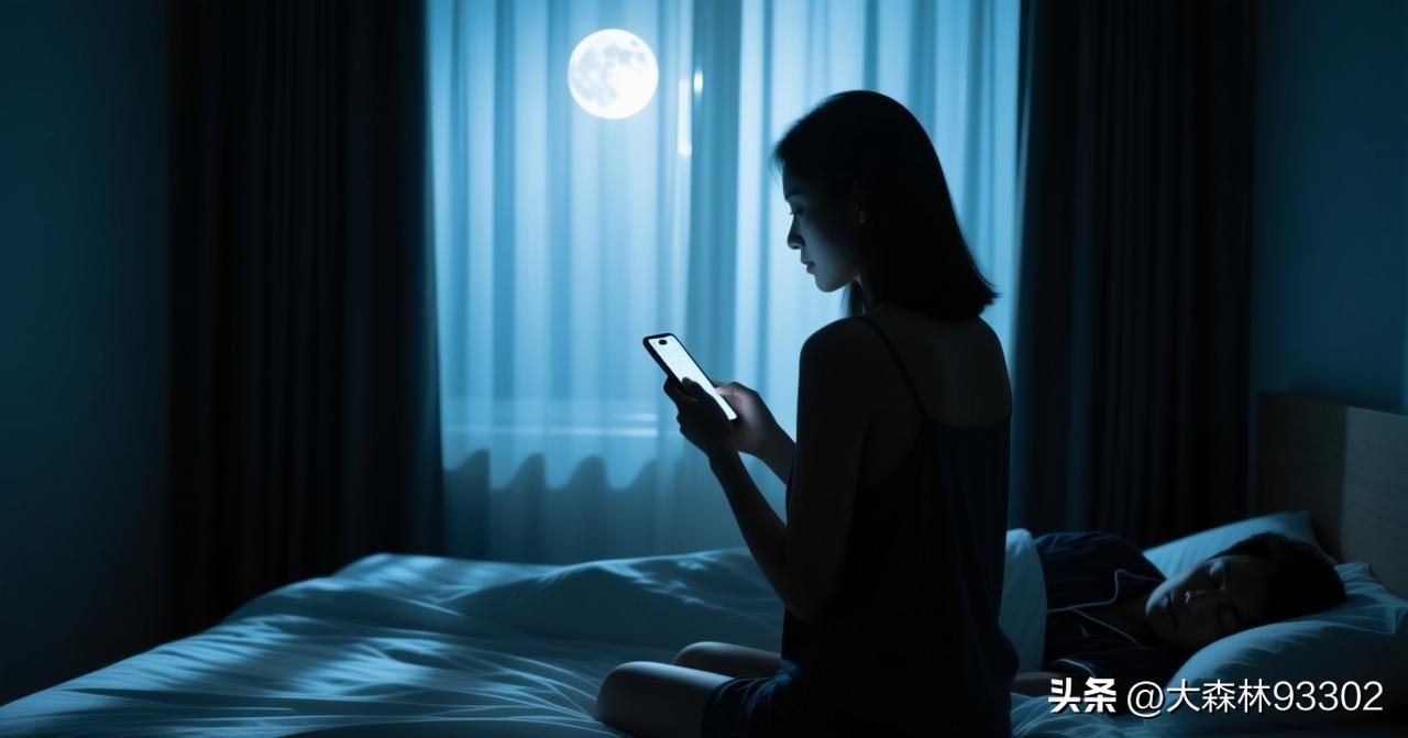 深夜，手机屏幕的冷光照亮了婚姻最不堪的一幕。妻子被信息声惊醒，顺手拿过丈夫的手机