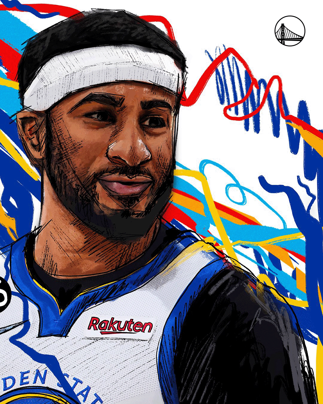 小佩顿回归以后：出场22分钟得22分两分7中7 三分2中2#金州勇士[超话]##