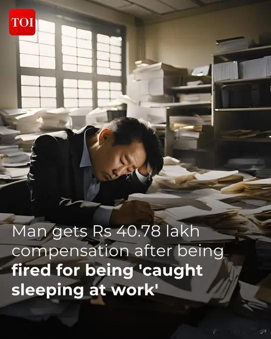 员工上班睡觉一小时被开除，获赔35万元！

该男子姓张，在江苏省泰兴市的一家化工