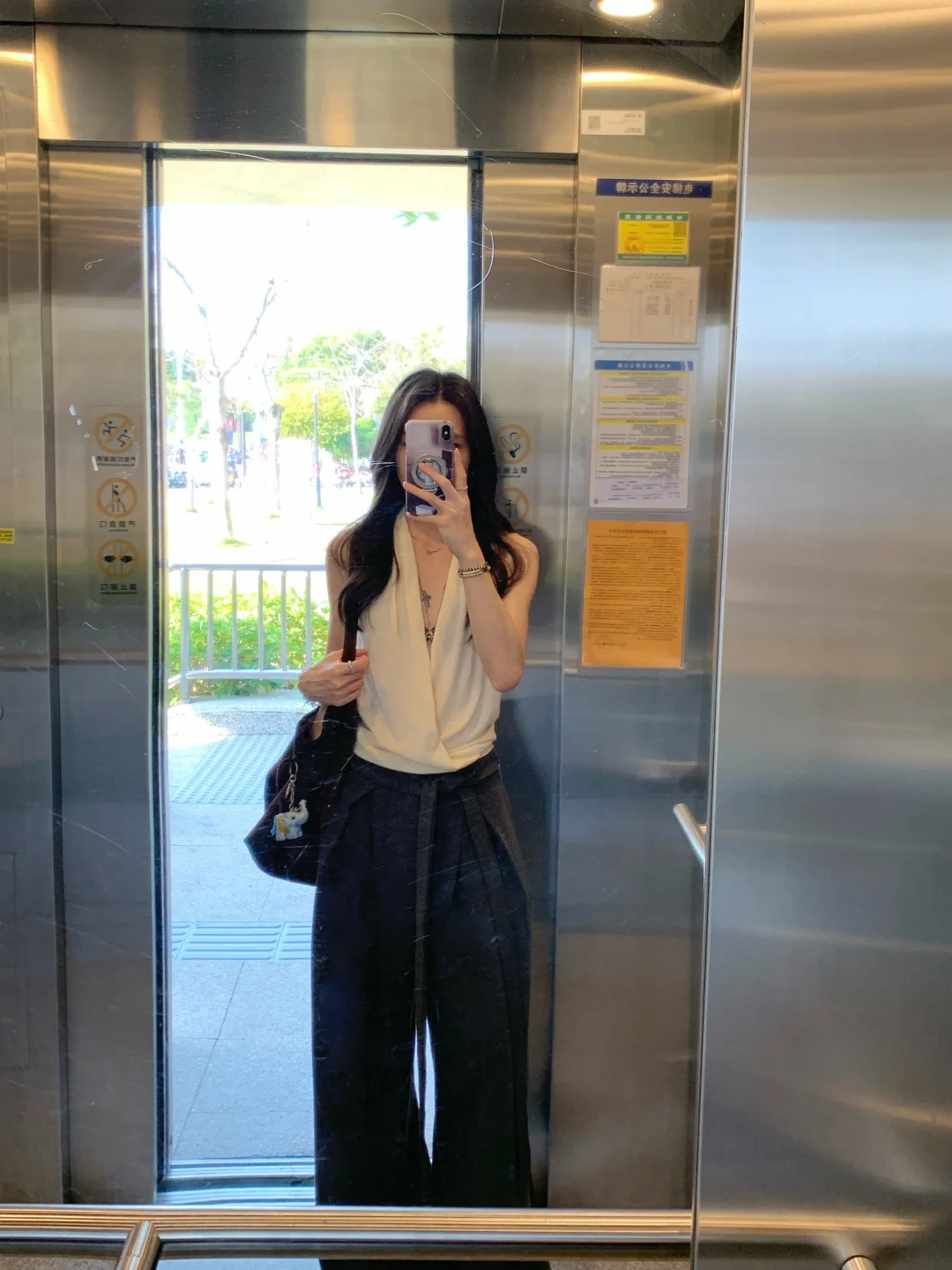 电梯检阅｜复古气质的清冷感