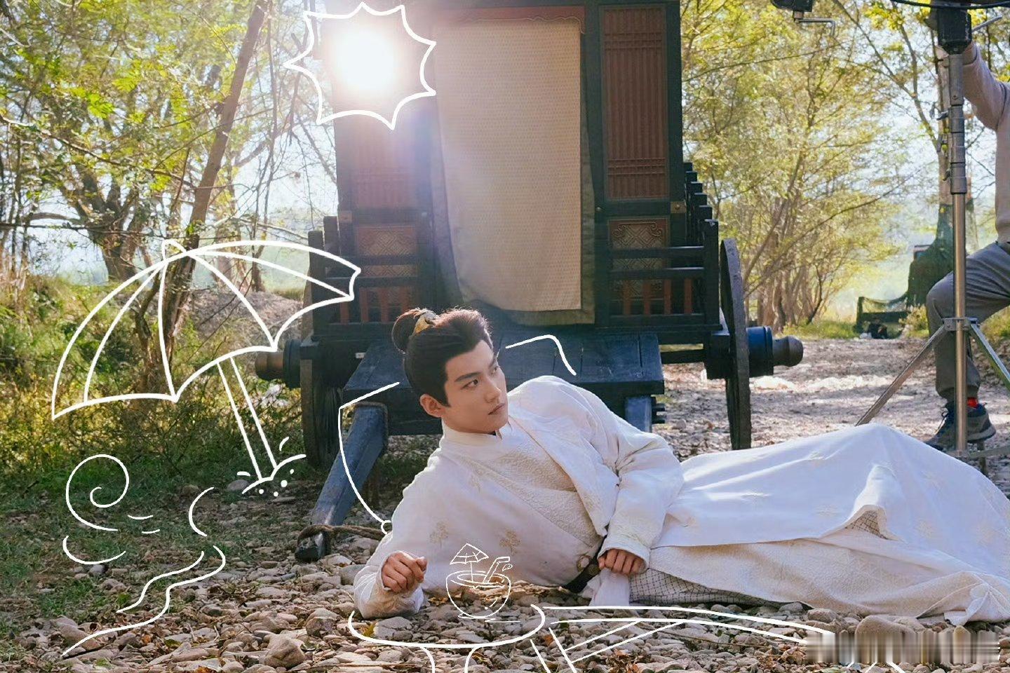 周柯宇今天金吾不禁路透，好清俊的张大人 造型好多啊