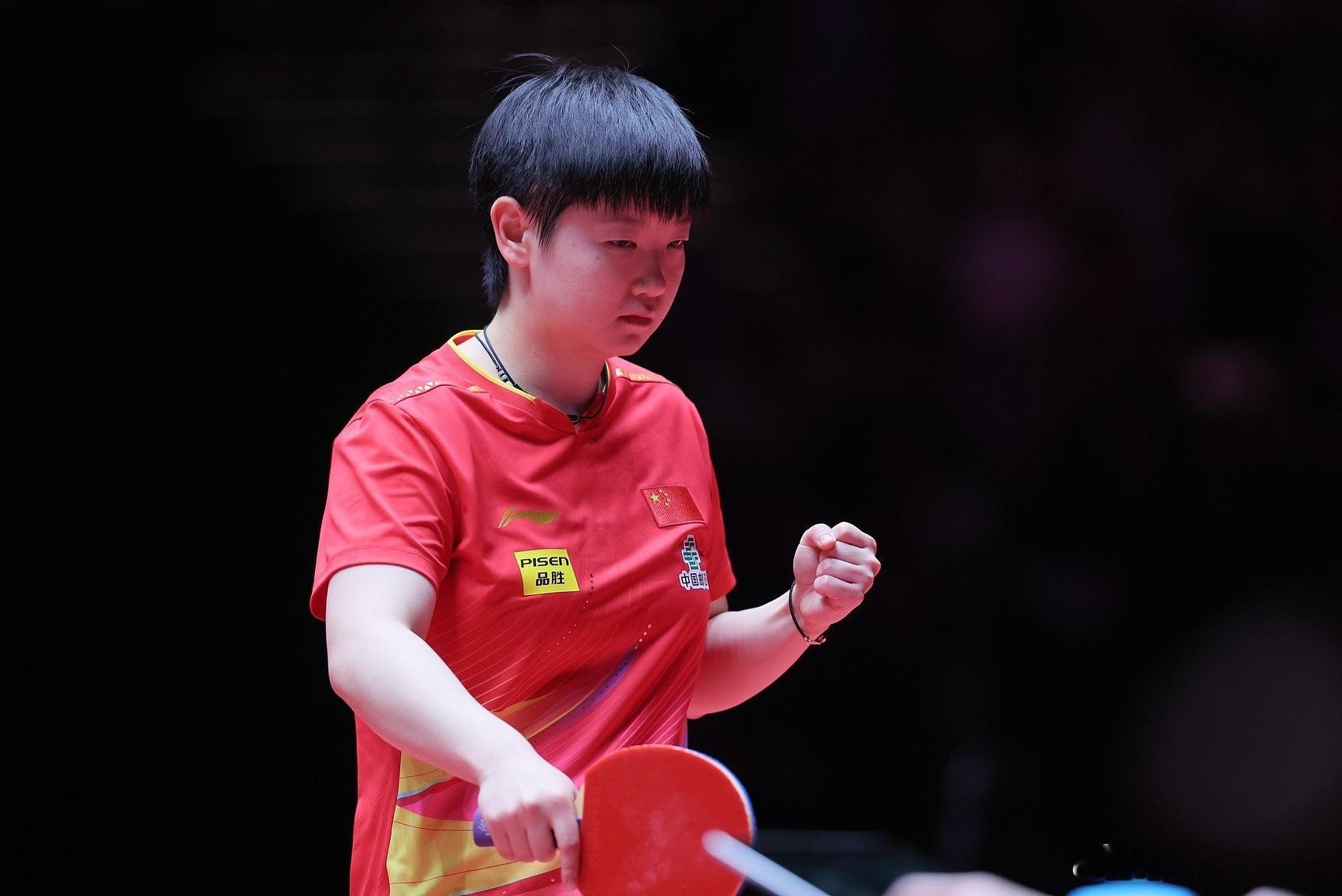WTT欧洲大满贯瑞典站女单1/4决赛。孙颖莎4比1战胜伊藤美诚晋级，同时这也是孙