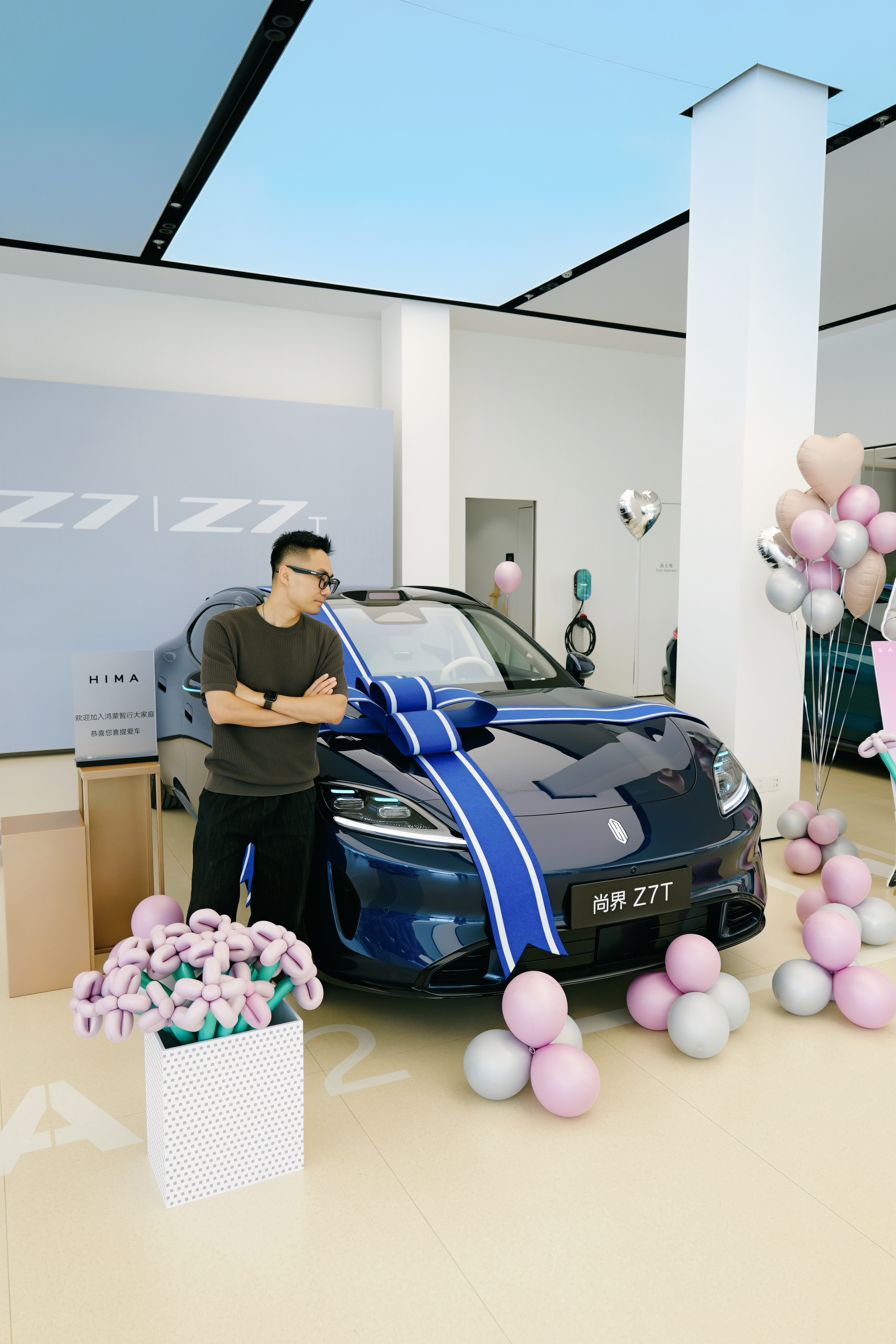 肖战同款尚界 Z7T，也是拥有了。帅不帅？ 