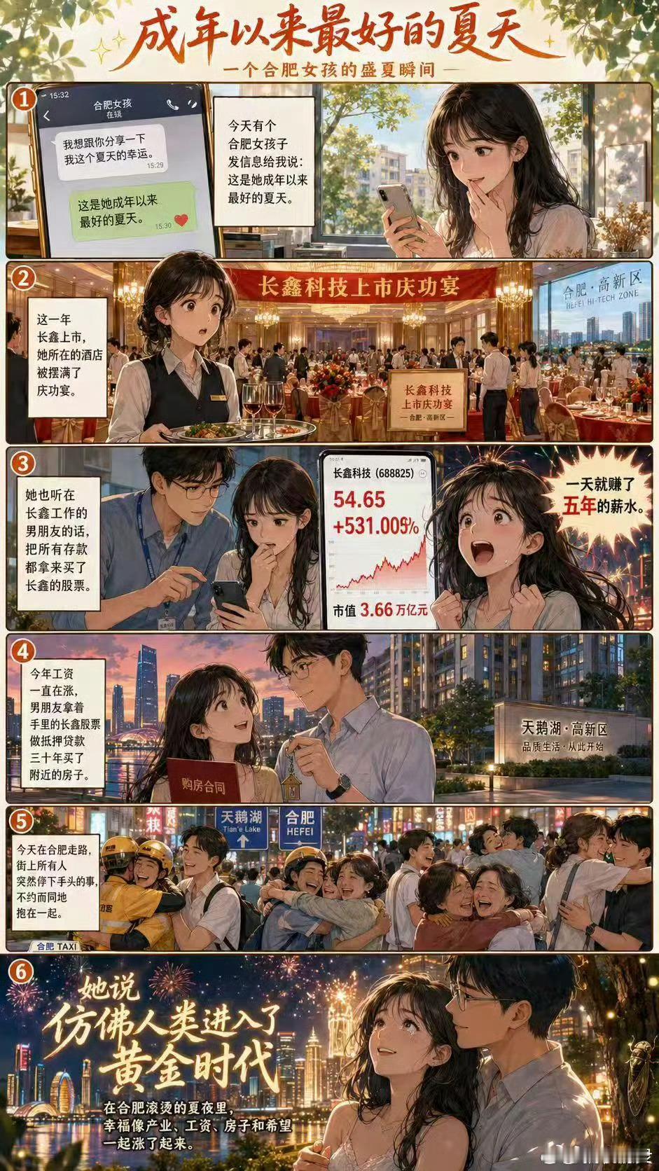 一个合肥女孩的夏天，羡不羡慕？上次听到这个故事，还是海力士，如今的后果大家都看到