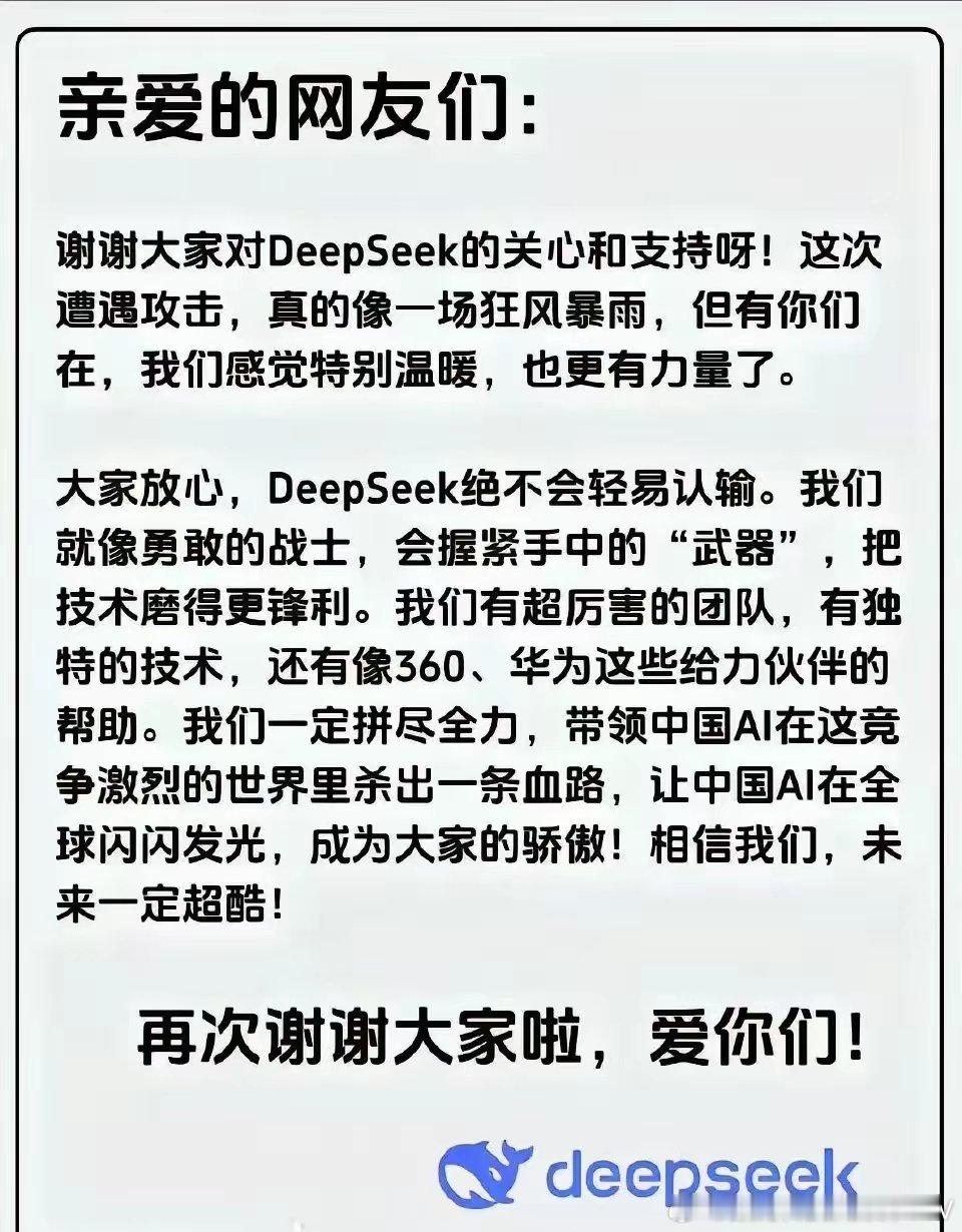 DeeoSeekp公布被美国黑客恶意攻击全过程，在国内互联网公司大佬们的鼎力支持