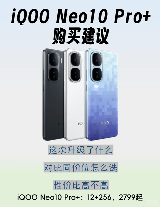 iQOONeo10Pro+购买建议，Neo系列用上2k屏！