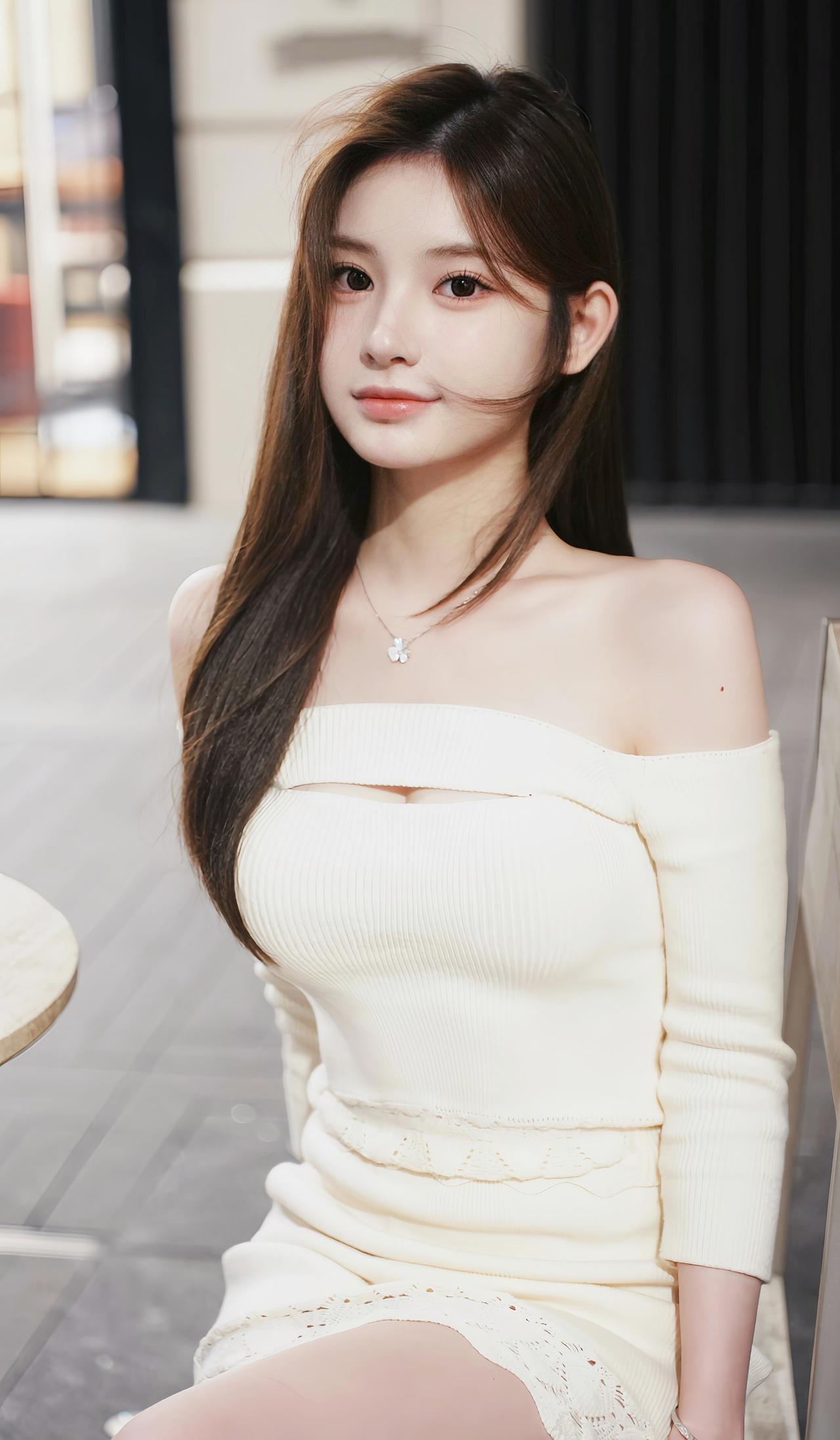 《邂逅在时光的角落》
 原创诗词 原创看图片配诗 
她是米色针织裙裁出的温柔
长