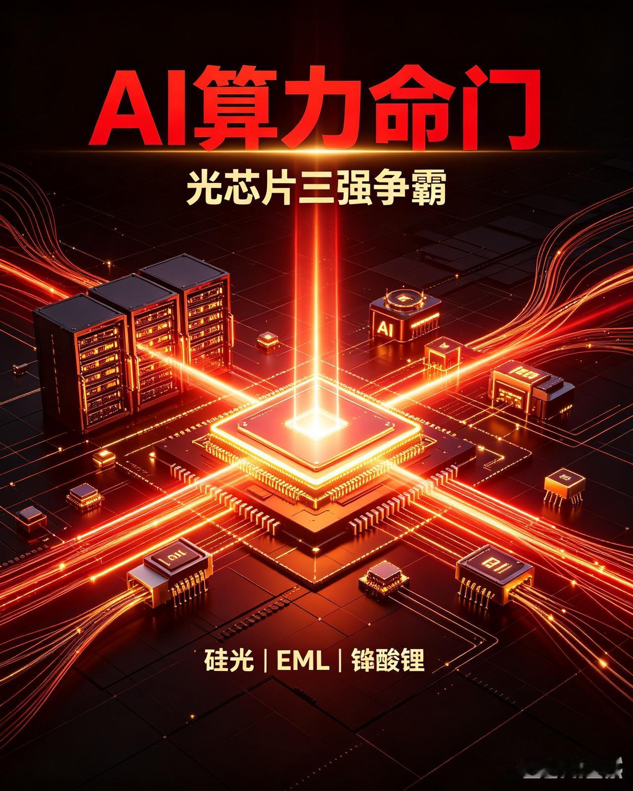 光芯片三足鼎立，撑起整个AI算力时代
 
所有人都在盯GPU，却漏掉了AI真正的