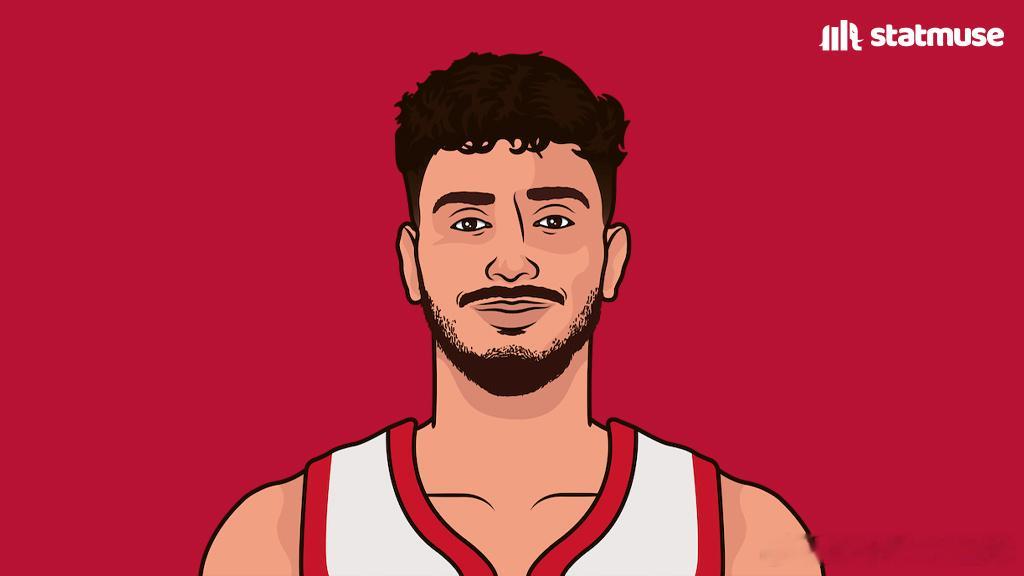 申京是拉里·伯德后NBA历史上唯一一位季后赛场均拿下20.0+得分10.0+ 篮