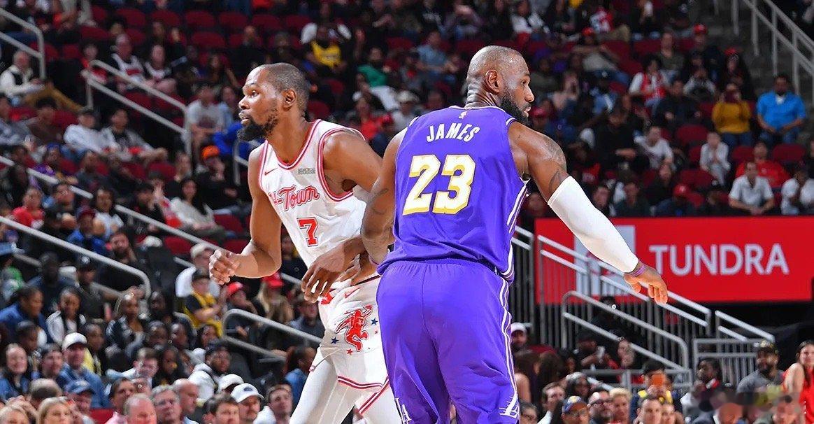 湖人vs火箭首轮前瞻：联盟大小王碰面 东契奇里夫斯伤情成关键洛杉矶湖人在赛季末段