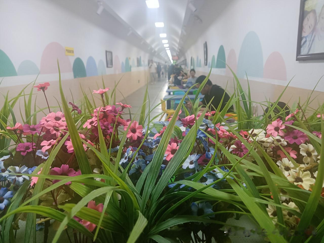 今天下午我去了小寨附近雁塔西路上的纳凉中心。就是因为古城连日酷热，把有避暑意愿的