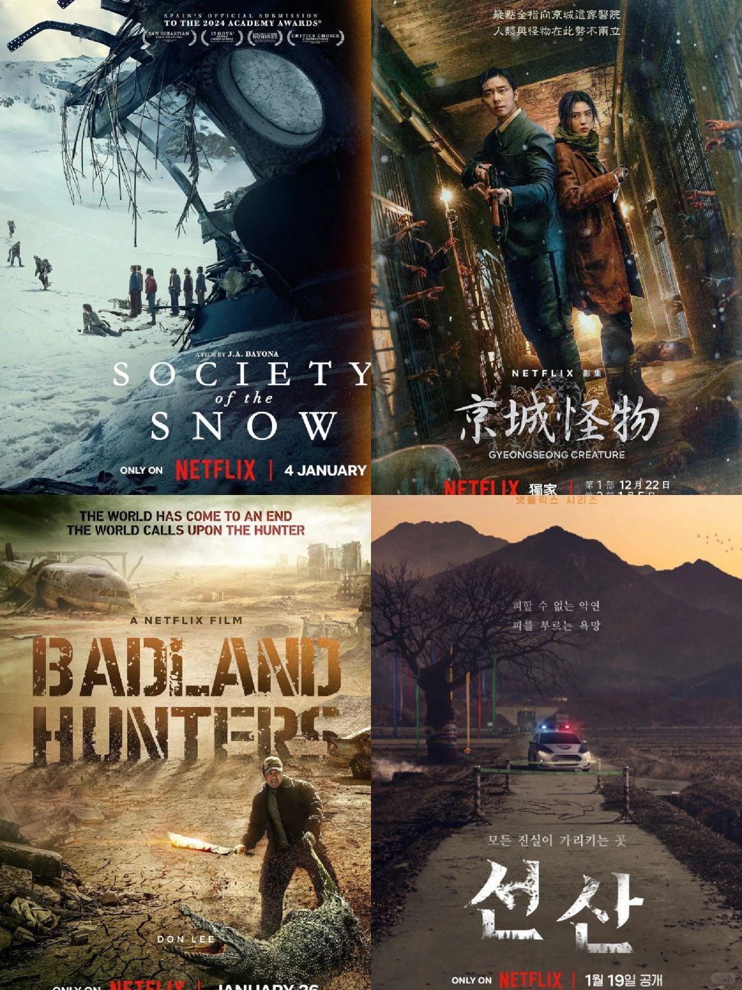 全是爆款‼️2024Netflix网飞一月新片‼️