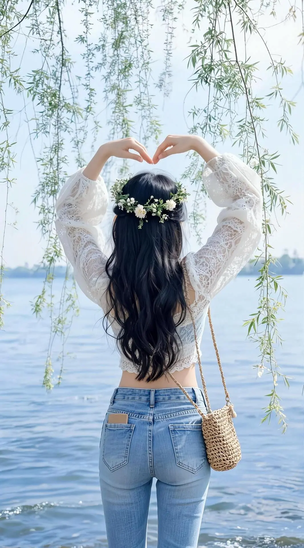 AI湖畔风情写真 随变ai随便玩