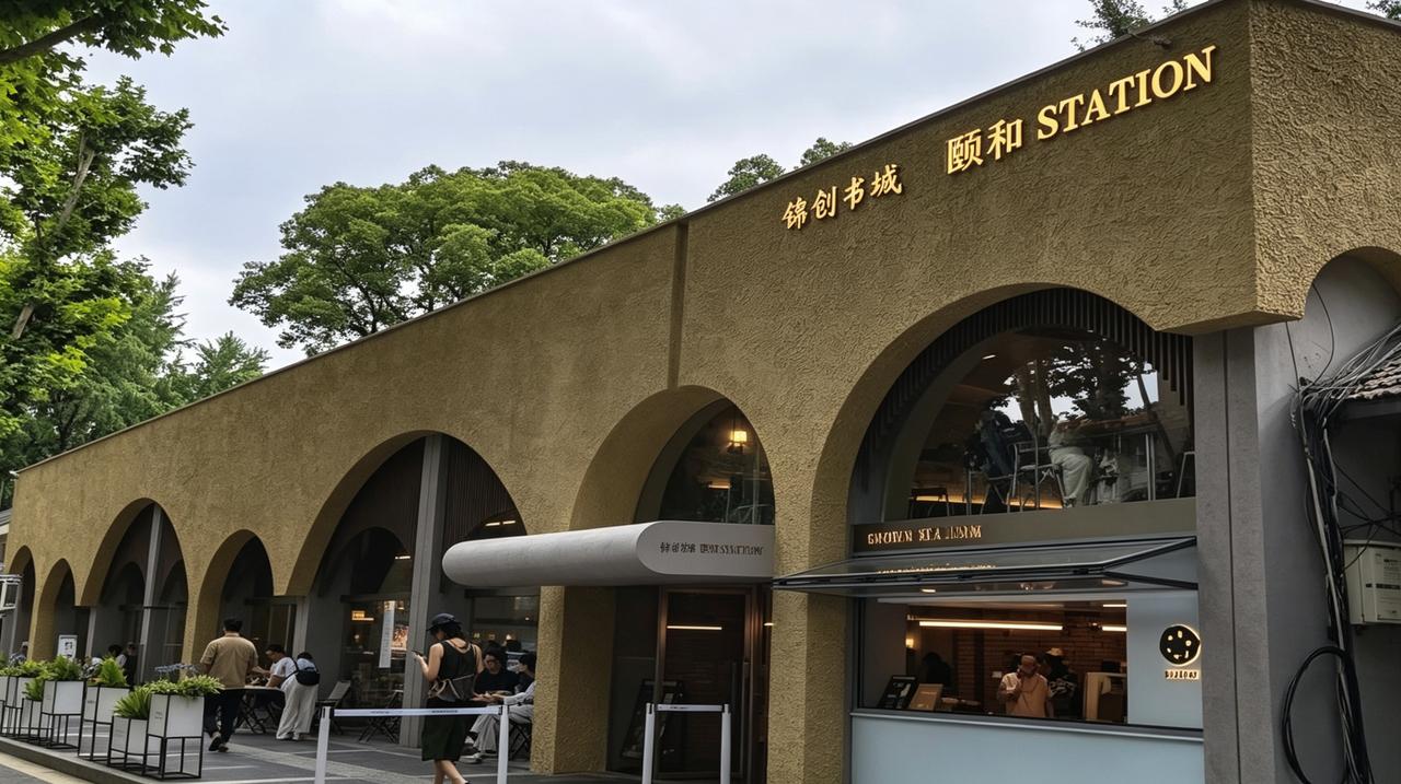 《南京颐和路上，不只有网红歪脖子
树，还有阵阵沁人的书香...》
     当梧