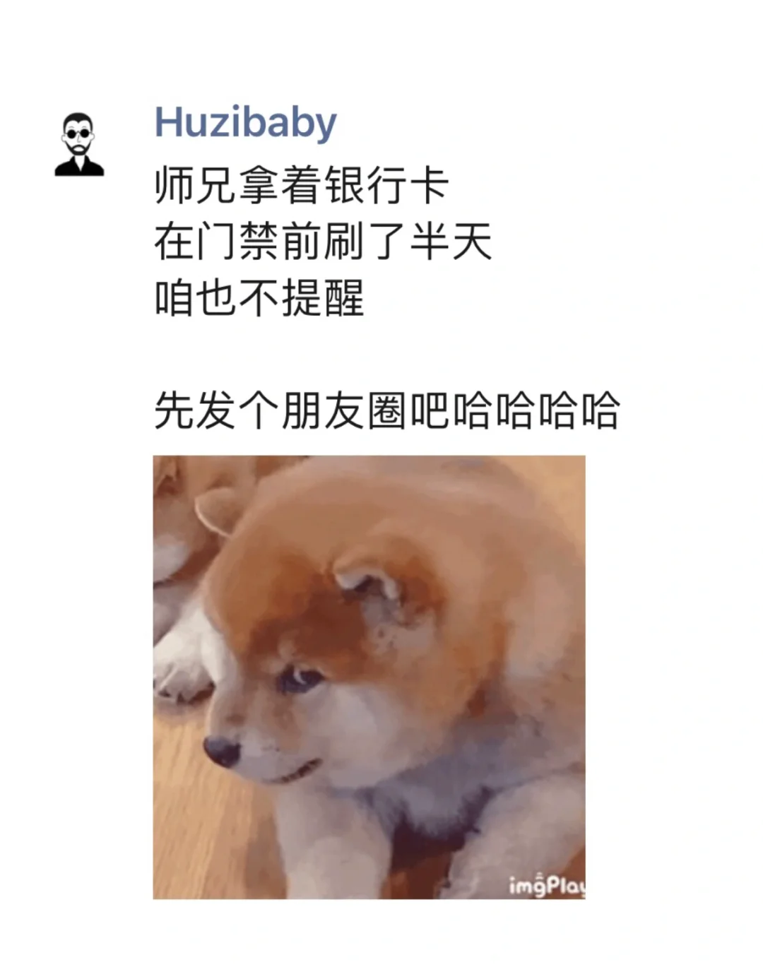 这个师兄有点笨