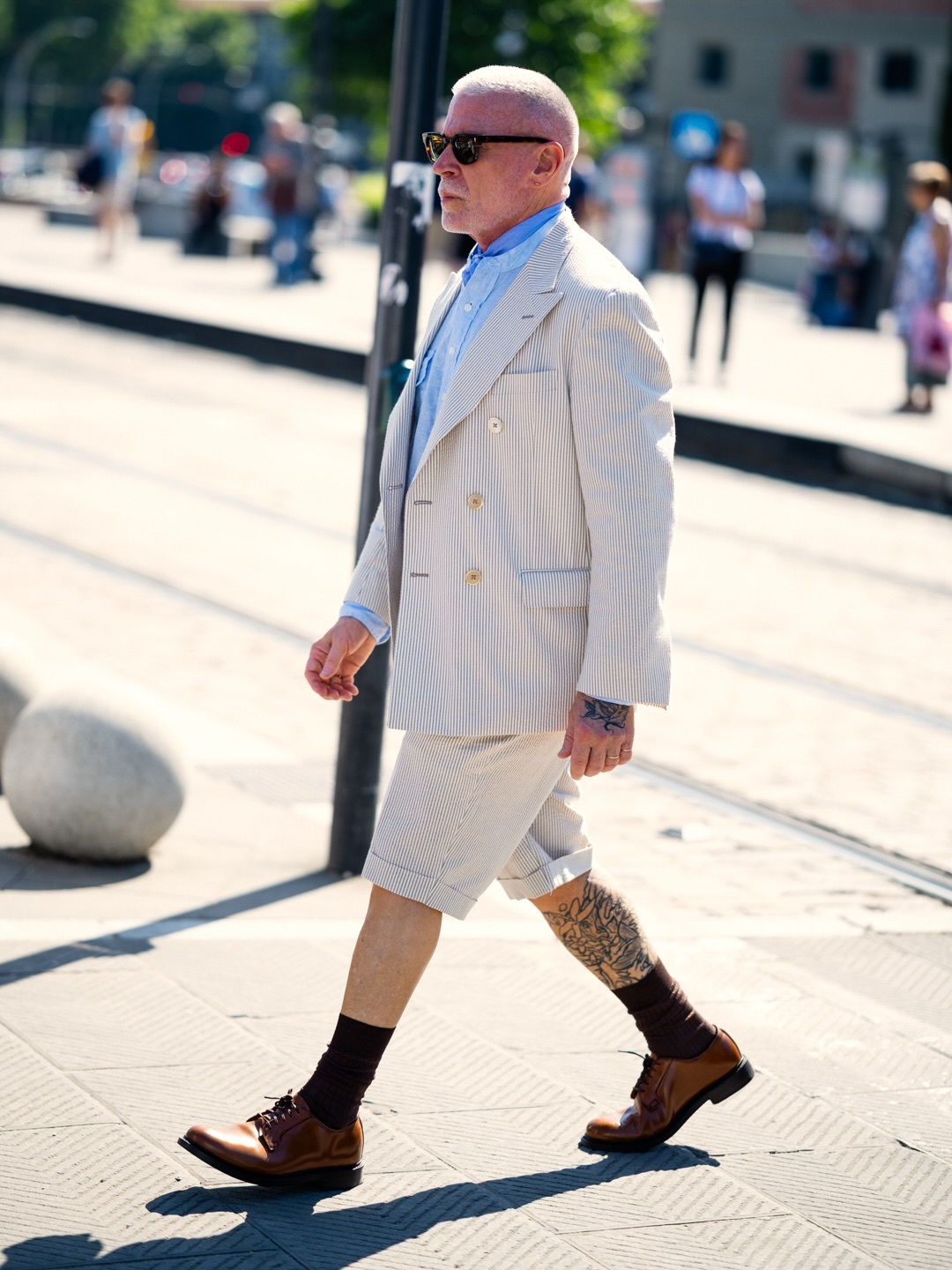 去看时装展的男士们，Pitti Uomo 2027春夏 