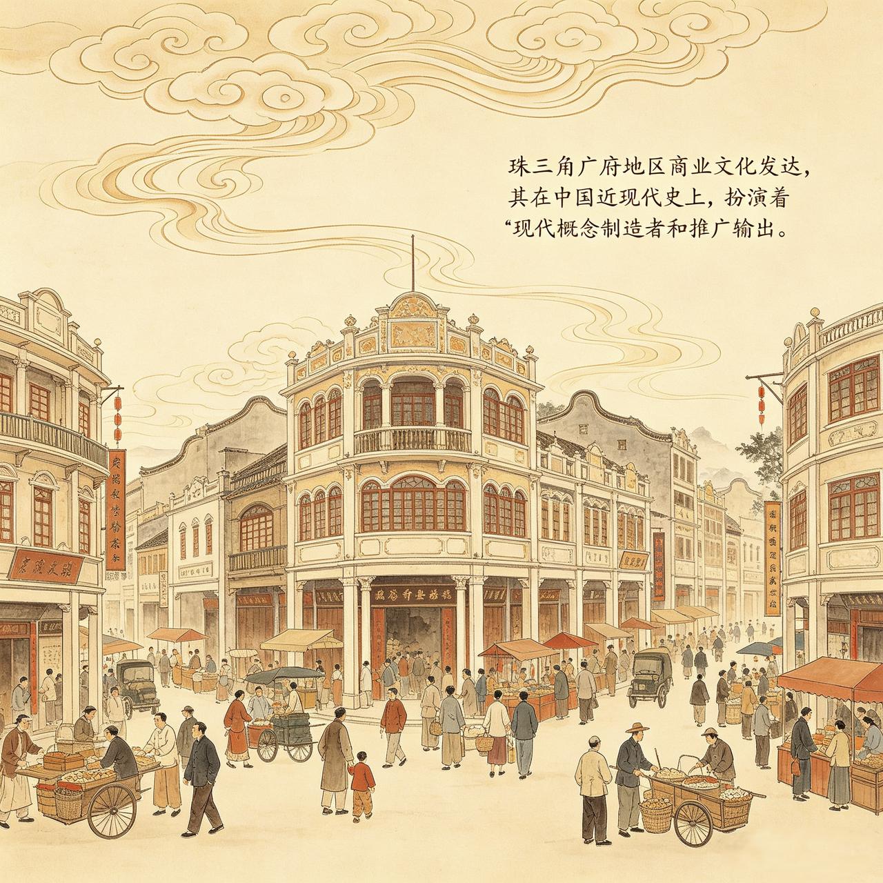 近代，最有商业规划能力，能整体学术包装推广地方文化标签的地区，想必能首推第一的，