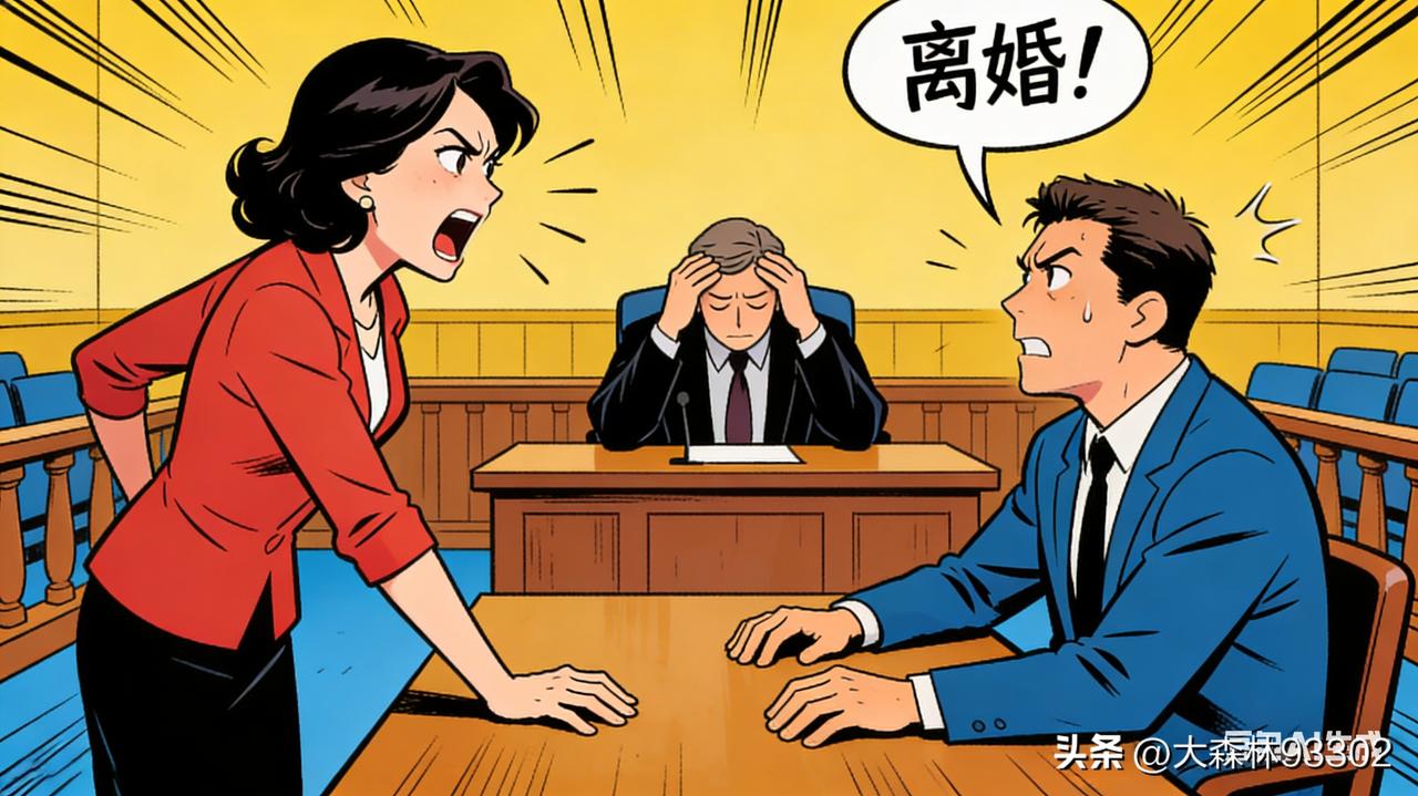 离婚法庭争抚养权，妻子当场放话：“孩子是我十月怀胎生的，理所当然归我！”
丈夫直