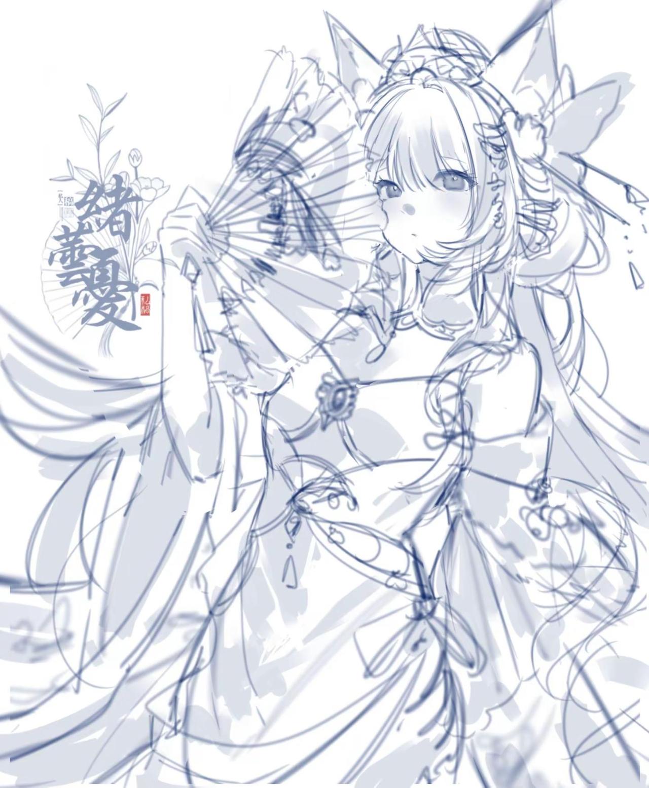 美人不是 凡胎生。自设 oc 古风