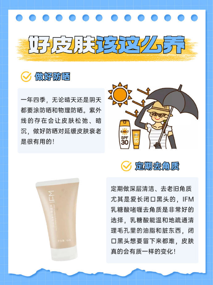 好皮肤应该这么养！ 