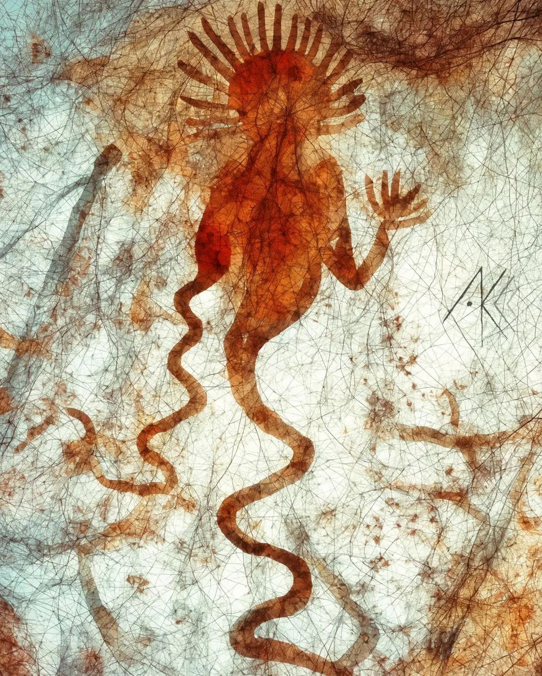 西班牙阿尔塔米拉洞穴的岩画大约绘制于36000年前，可能是由克罗马农人绘制的，阿...