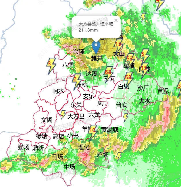 【#贵州大方县山体滑坡有人员被困正在救援#】 据央视新闻报道，5月22日，贵州省