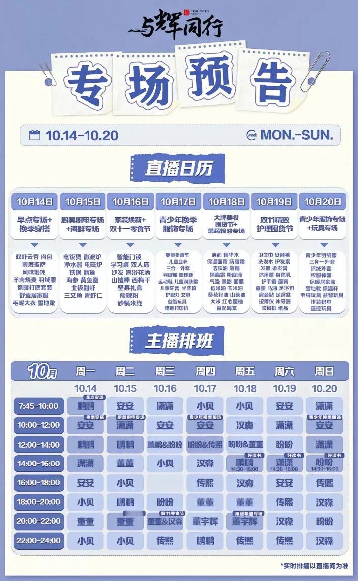 宇辉陕西行那是上满班高出勤高输出
上播只是宇辉日常工作的一部分而已
虽然本周周四