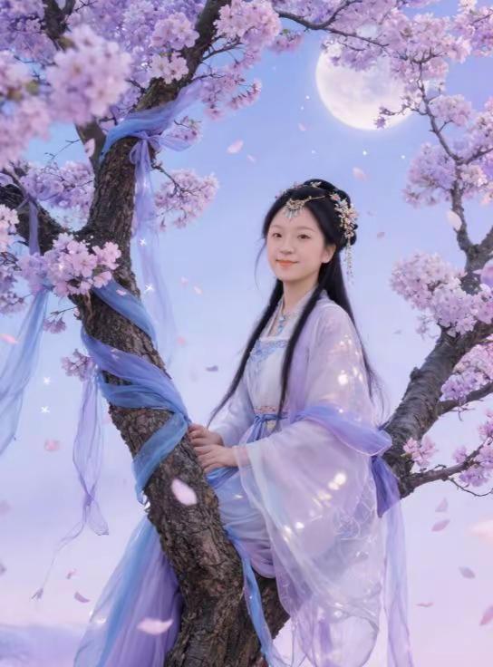 AI梦幻古风写真ai创作 汉服之美在华夏秀出新国风 仙气飘飘还得是国风汉服 穿越