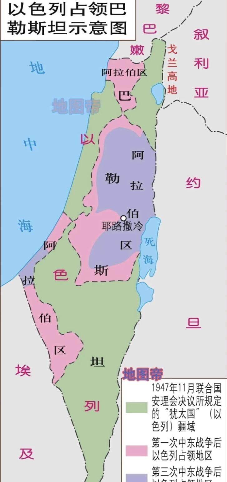 在中东当个强国，你猜它的“腰”有多细？
最窄的地方，开车横穿只需15分钟。