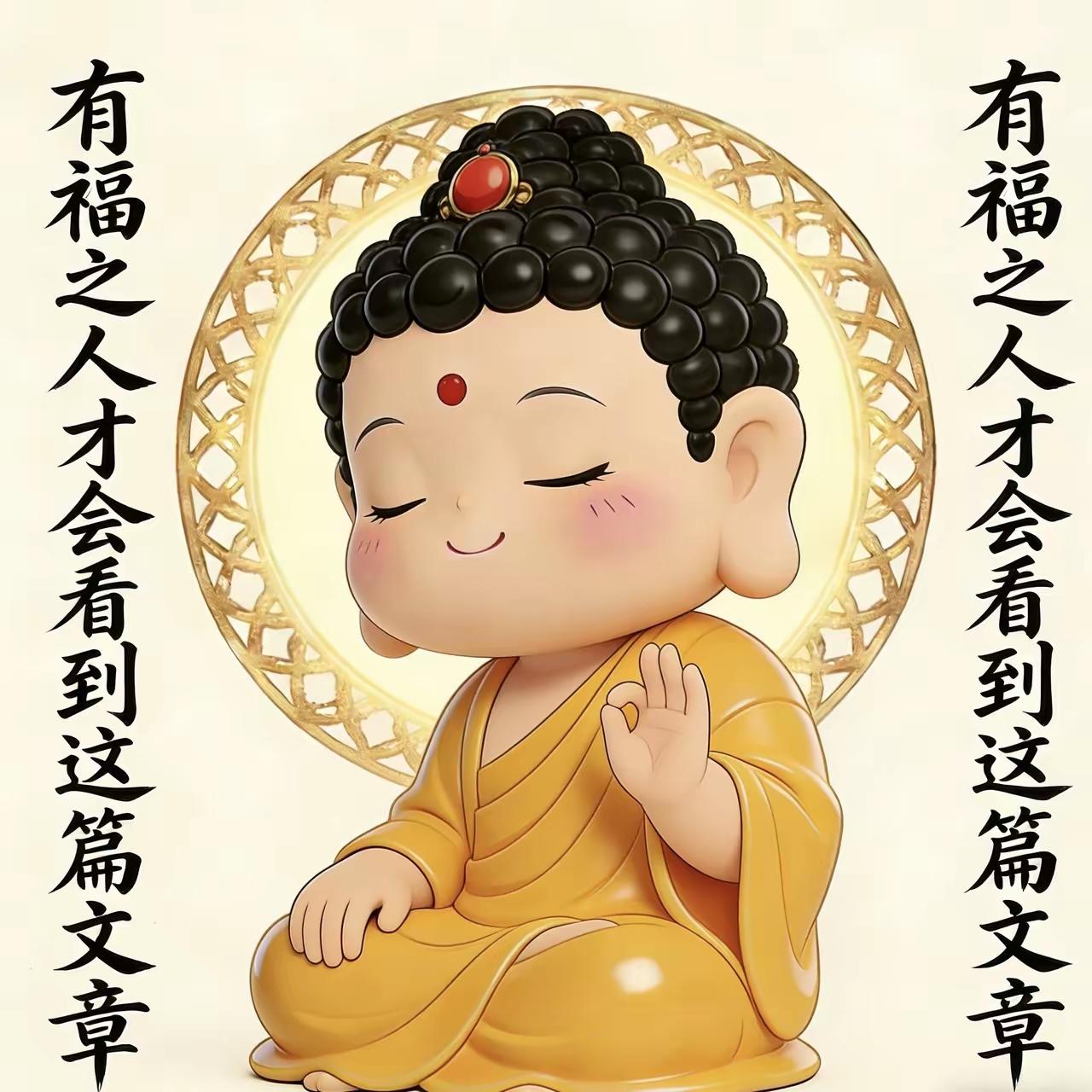 有福之人才会看到：
佛来人不知
幸福到身边～
耶[赞]