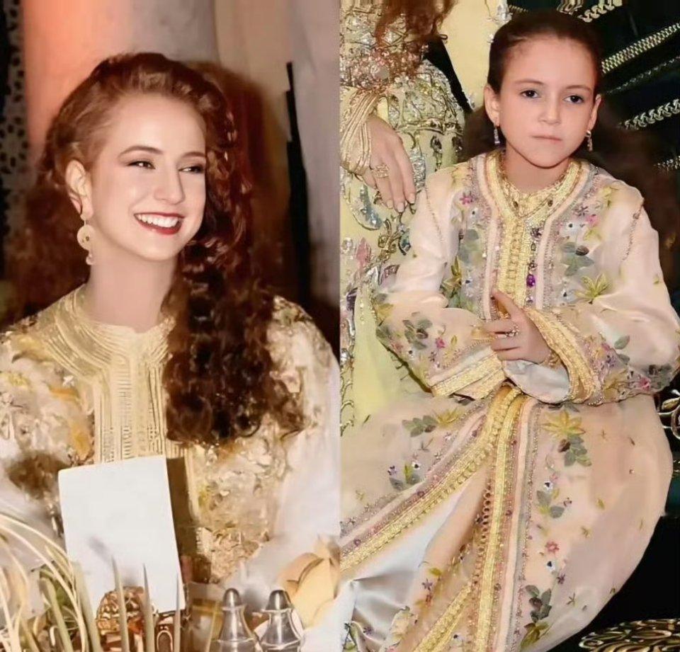 摩洛哥前王妃和她女儿，不管是颜值还是气质感觉还是妈妈更胜一筹！ ​ ​​​