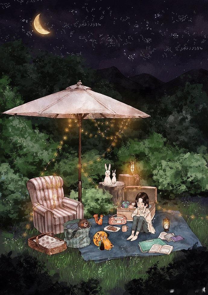 喜欢夏日的晚风，雨后的彩虹，星星点点的夜和每时每刻的你。生活手记