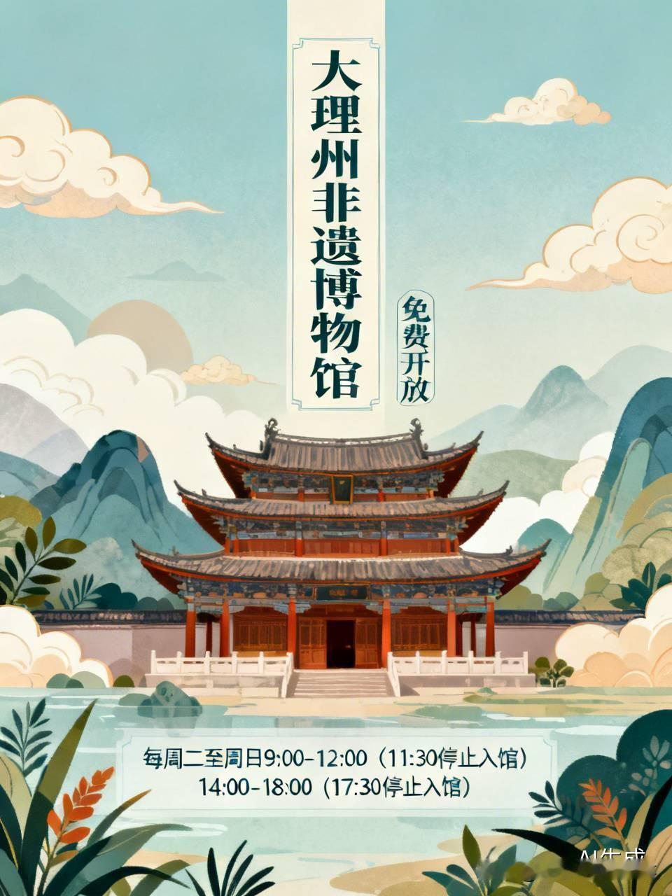 📍大理州非遗博物馆搞了波大动作！
从2026年5月9日开始维护保养，这一弄就是