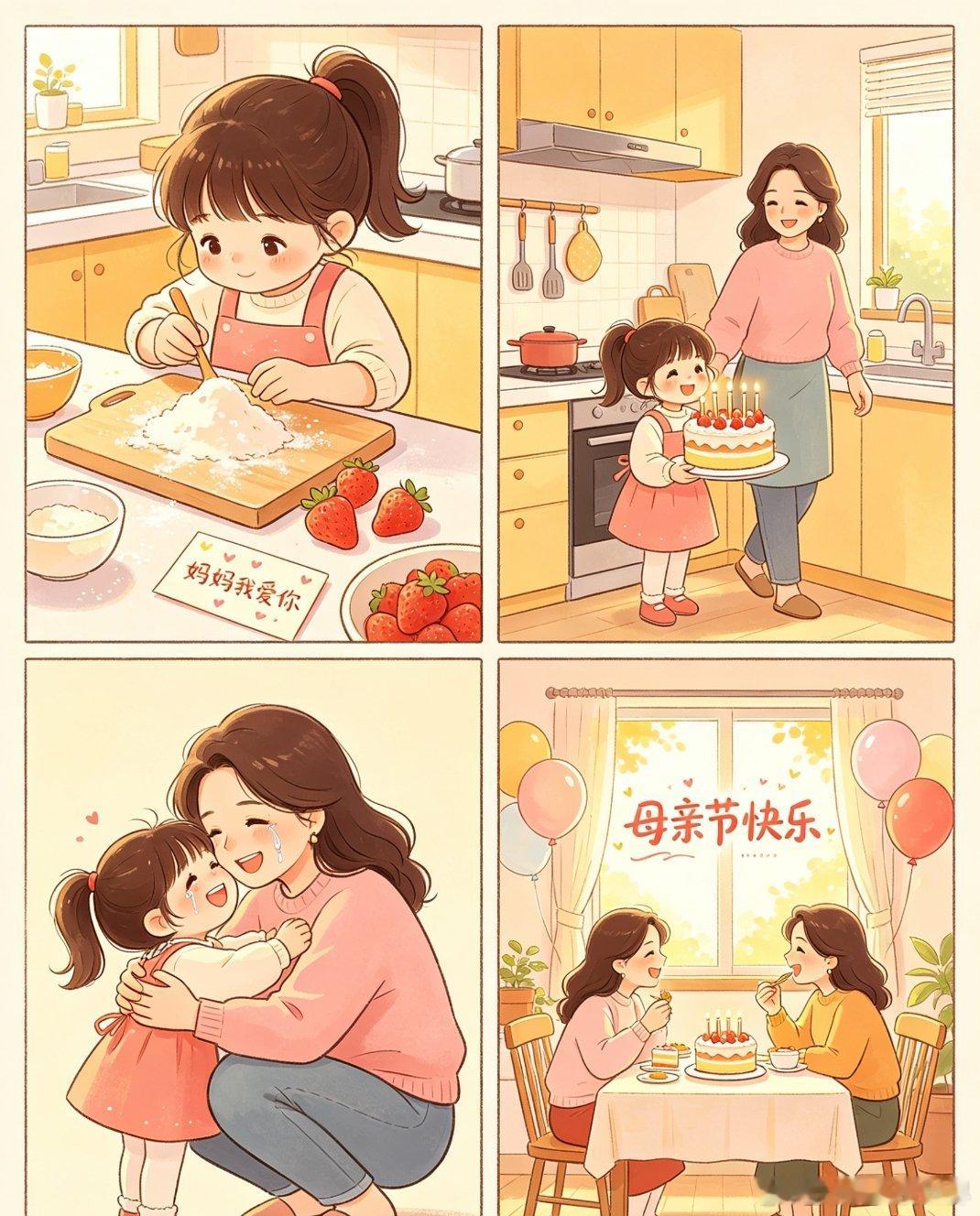 祝愿天下所有母亲健康幸福小时候总觉得妈妈是超人，好像永远不会累，也不会生病。不管
