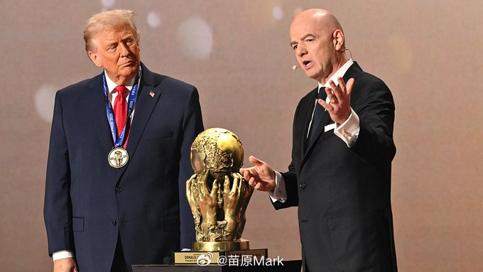 国际足联和平奖，这时候就有点讽刺了。以色列宣布袭击伊朗美国对伊朗的空袭正在进行中