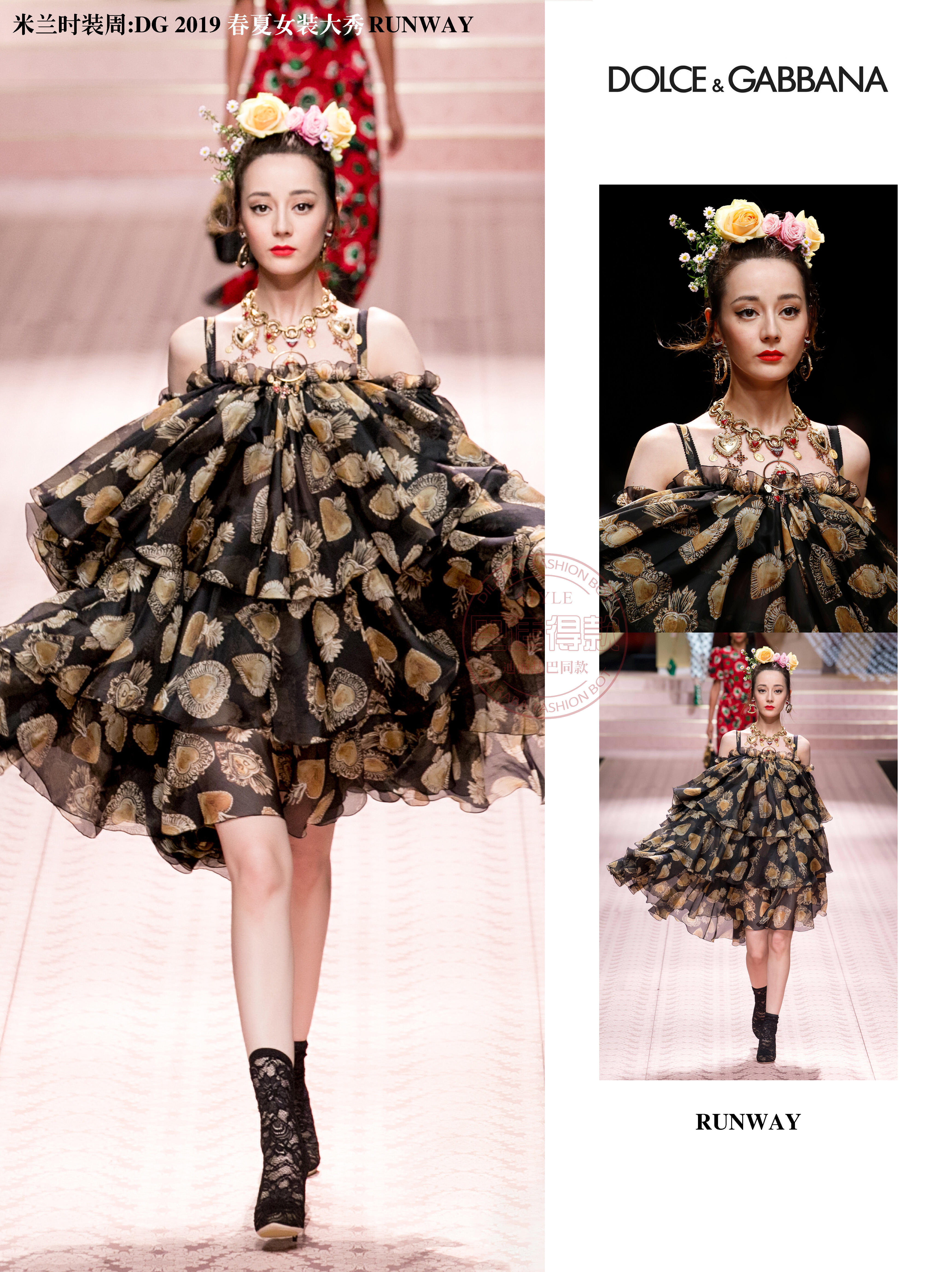 迪丽热巴就这样次次闪耀时装周时尚的完成度靠漂亮的脸蛋迪丽热巴 滞留迪拜