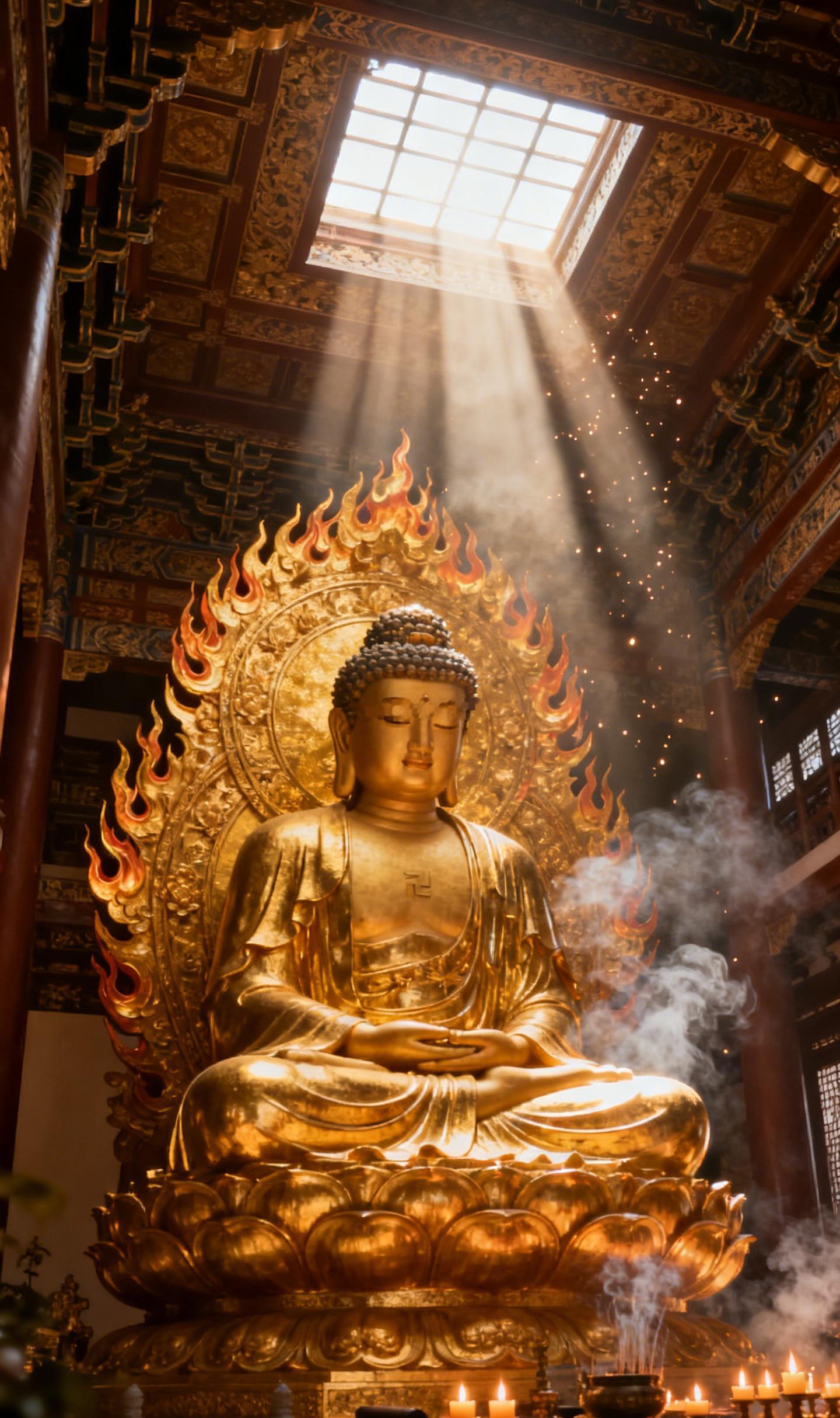 释迦牟尼佛慈悯娑婆，人间虽苦，佛未曾离去。此刻读到之人，旧业消减，新福渐生，日子