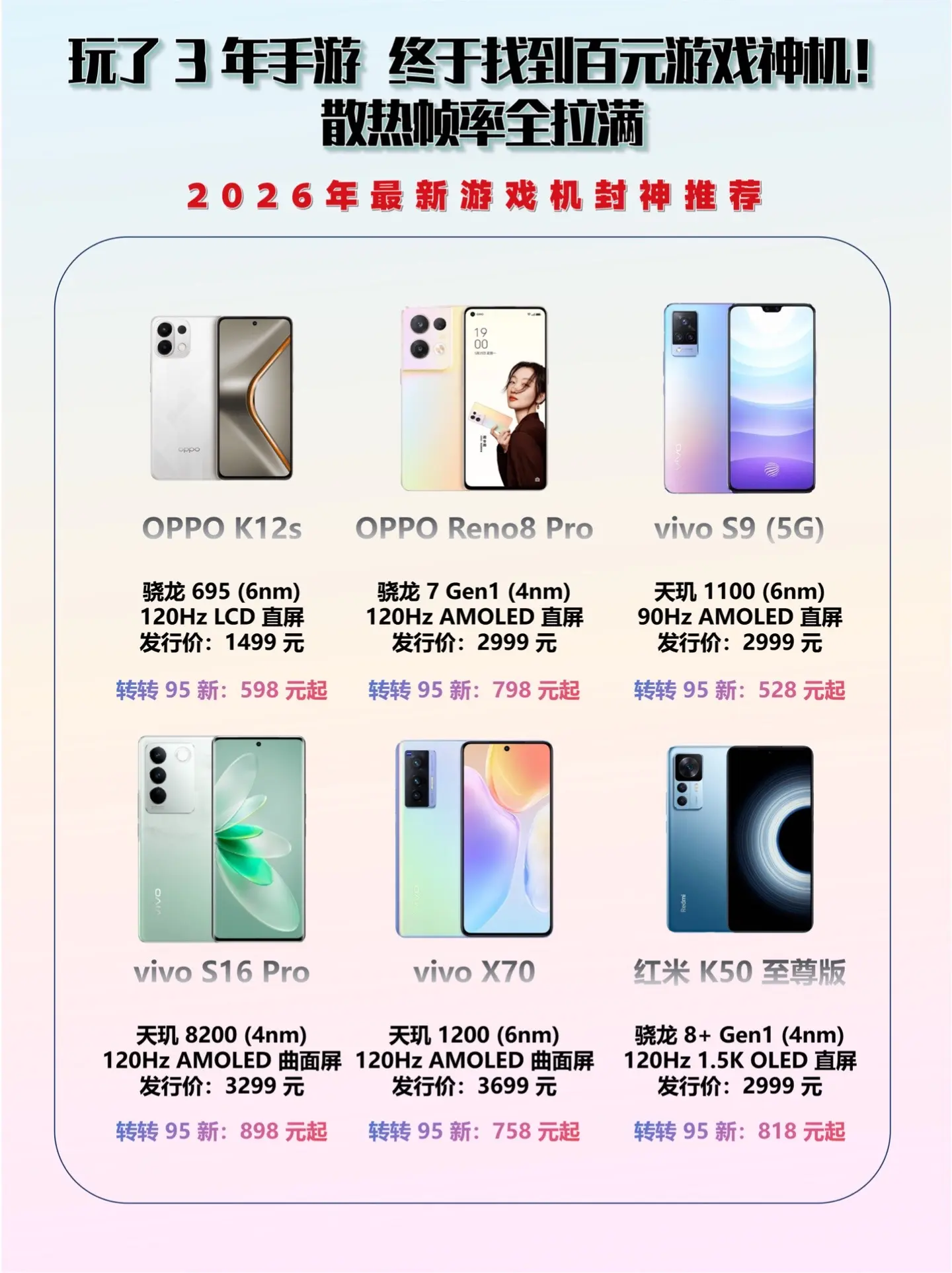 百元机也能畅玩手游？