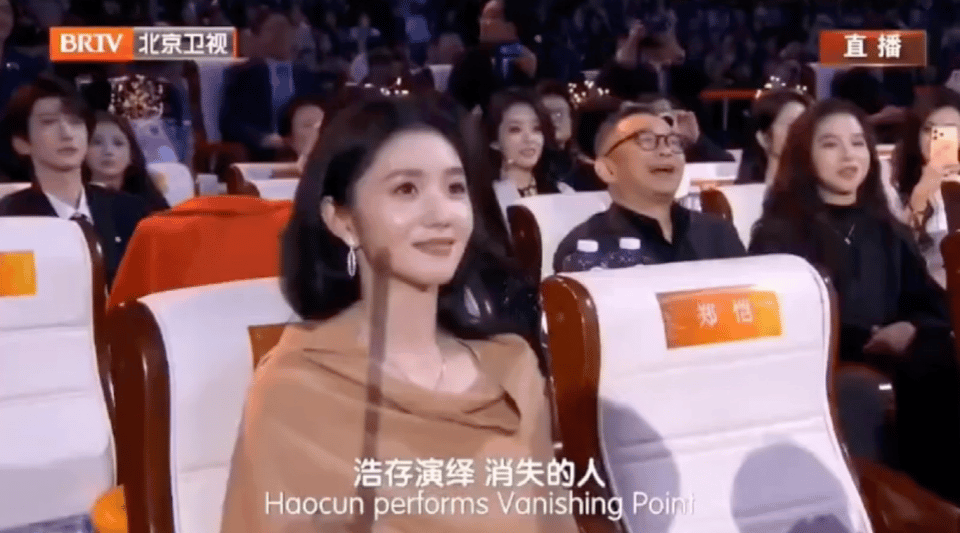 从这个角度来看刘浩存的话，还是蛮有温婉大方的气质啊，微微笑起来，整个人都温柔了不