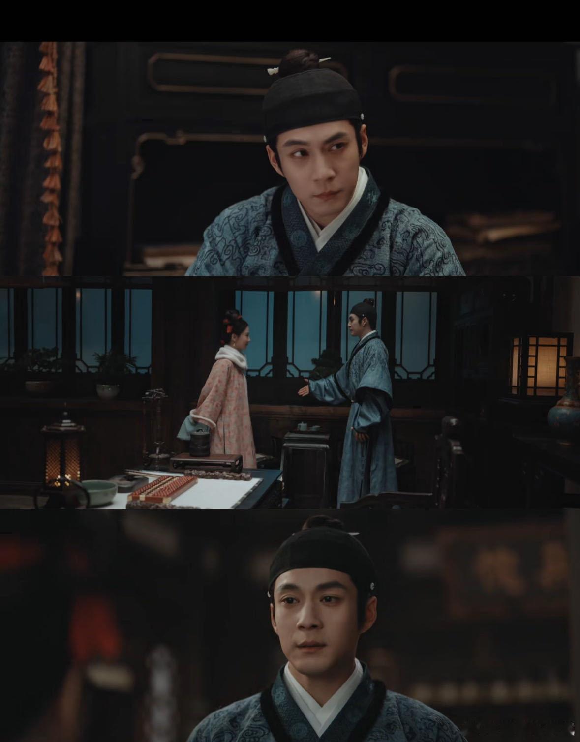 韩东君酸涩暗恋感嘴上绝情推开祯娘，南京不结伴不同席，日常牵挂分毫未减，阴雨之日悄