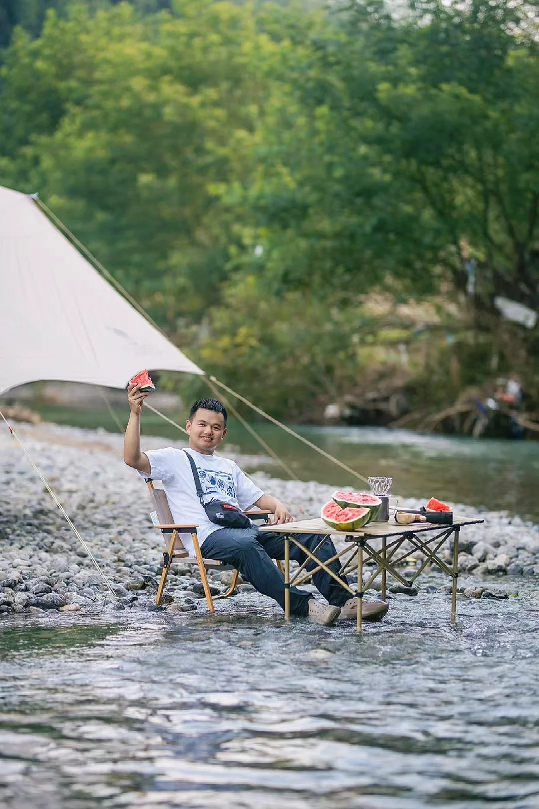 这个夏天，一定要带ta一起去玩水露营 ⛺️