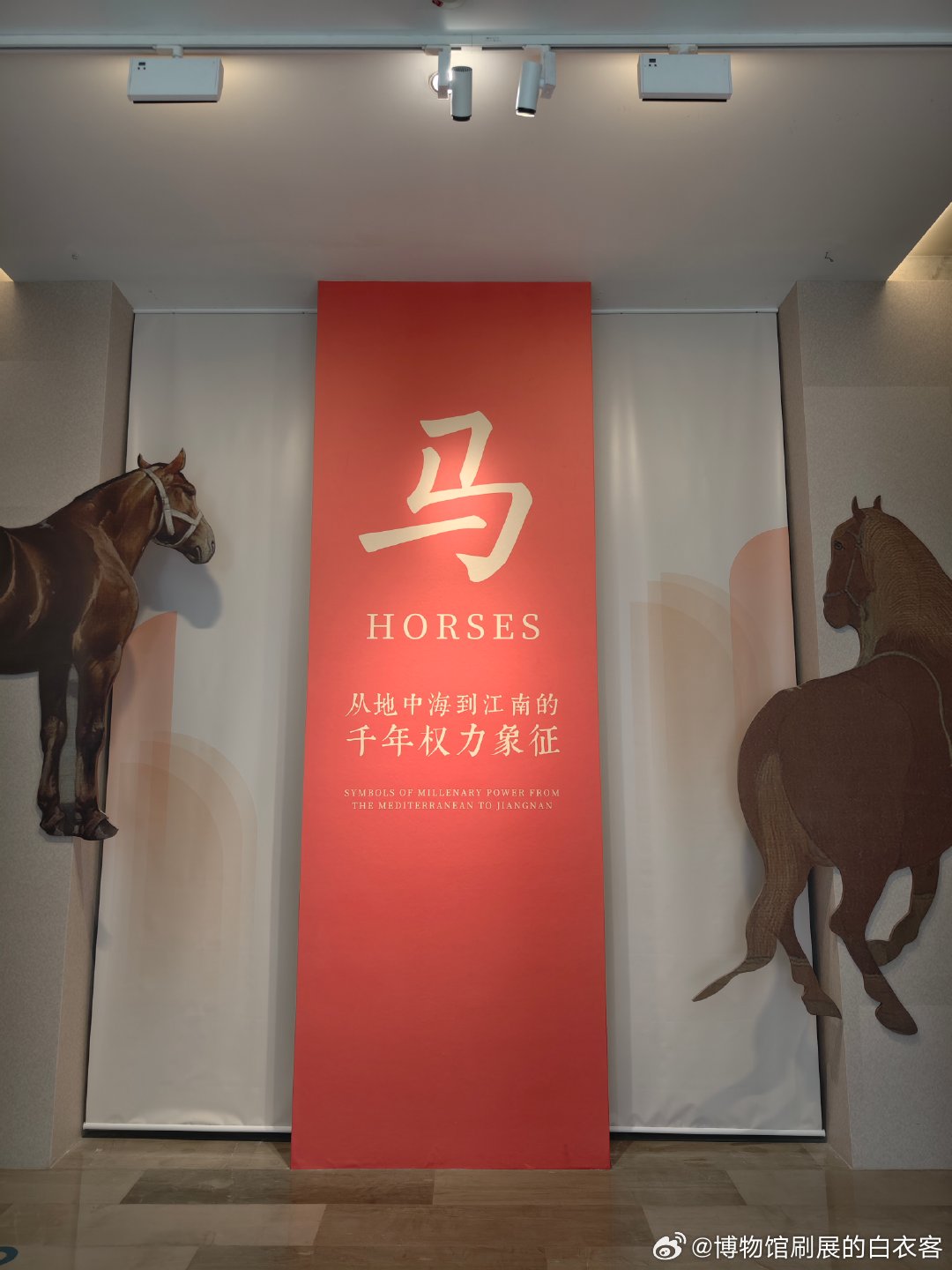 白衣刷展  吴文化博物馆“马—从地中海到江南的千年权利的象征”，去之前是非常期待