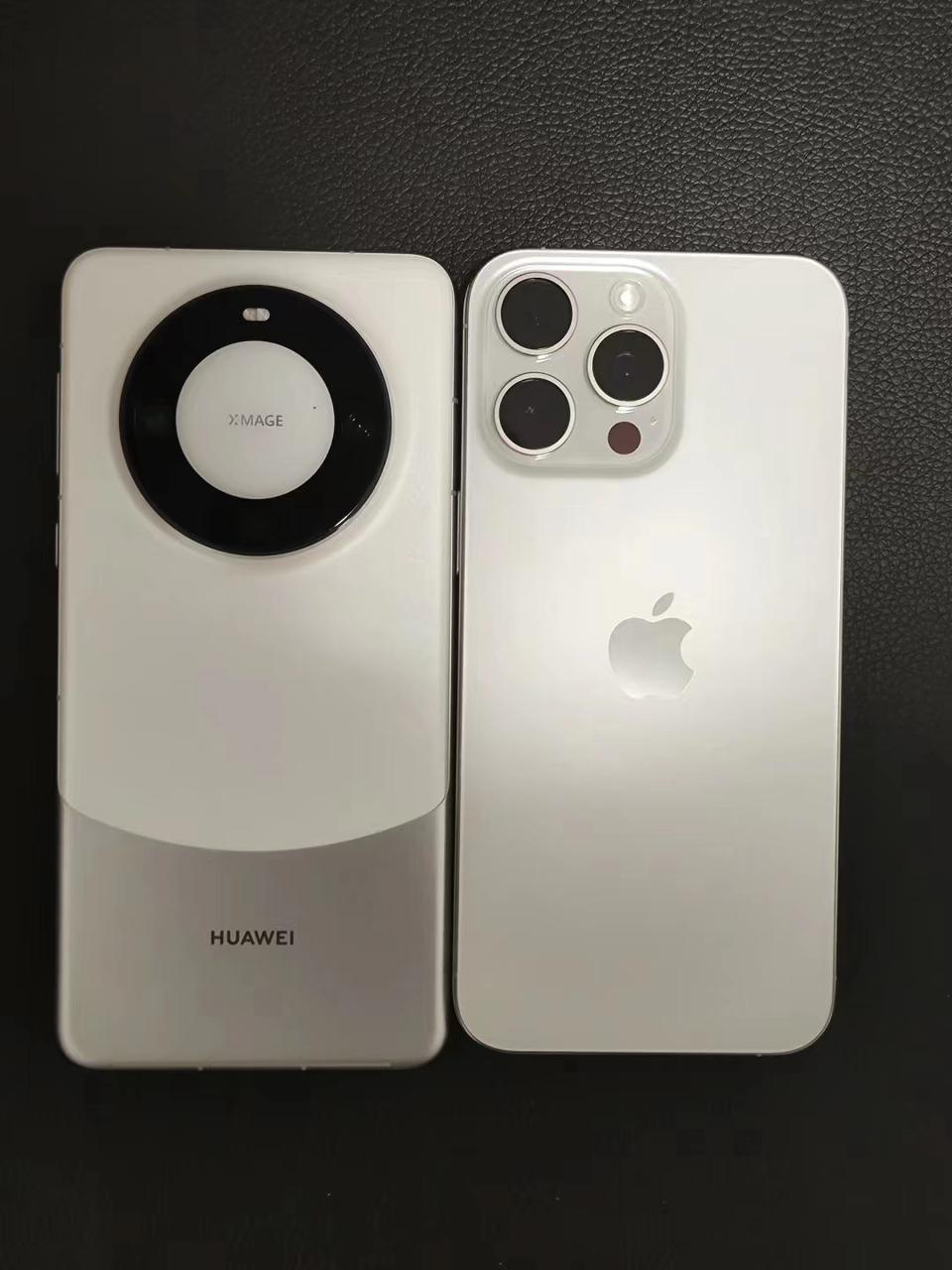 抛开一切，你们觉得华为Mate60 Pro和苹果15 Pro Max谁的白色好看