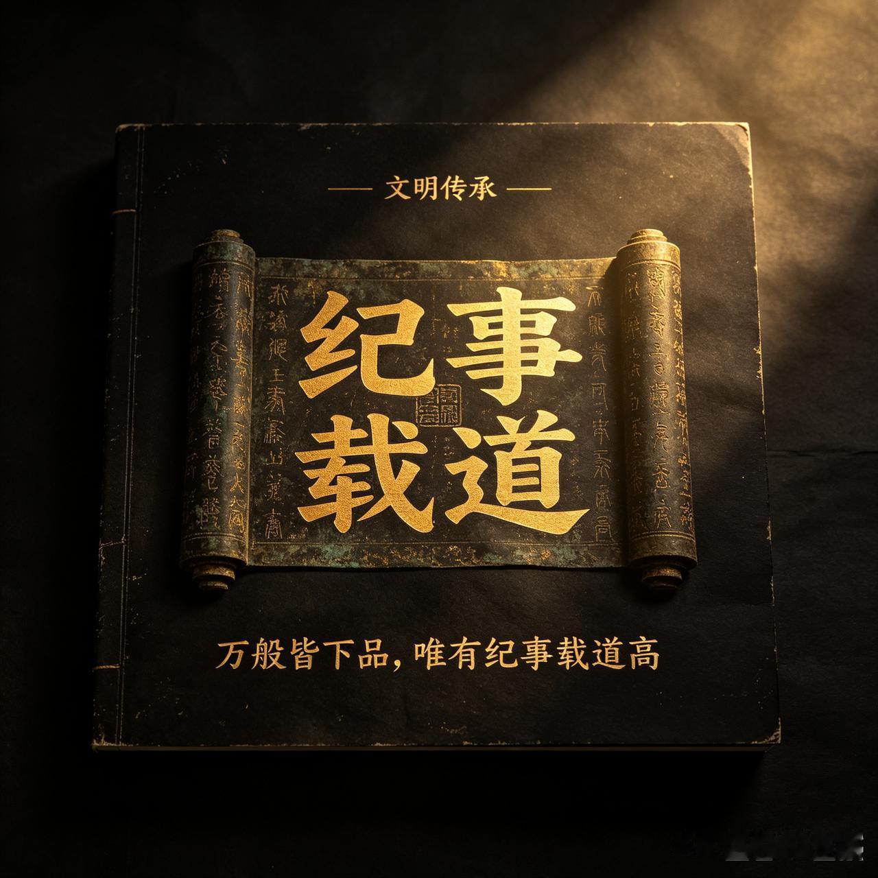 万般皆下品，唯有纪事载道高😤
 
世人笃信万般皆下品，惟有读书高，其实这是最局