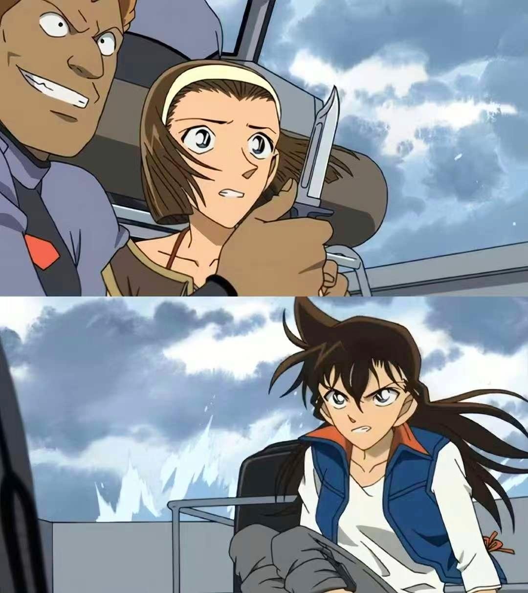 毛利兰这人可精了，真老婆被挟持了开始开大了