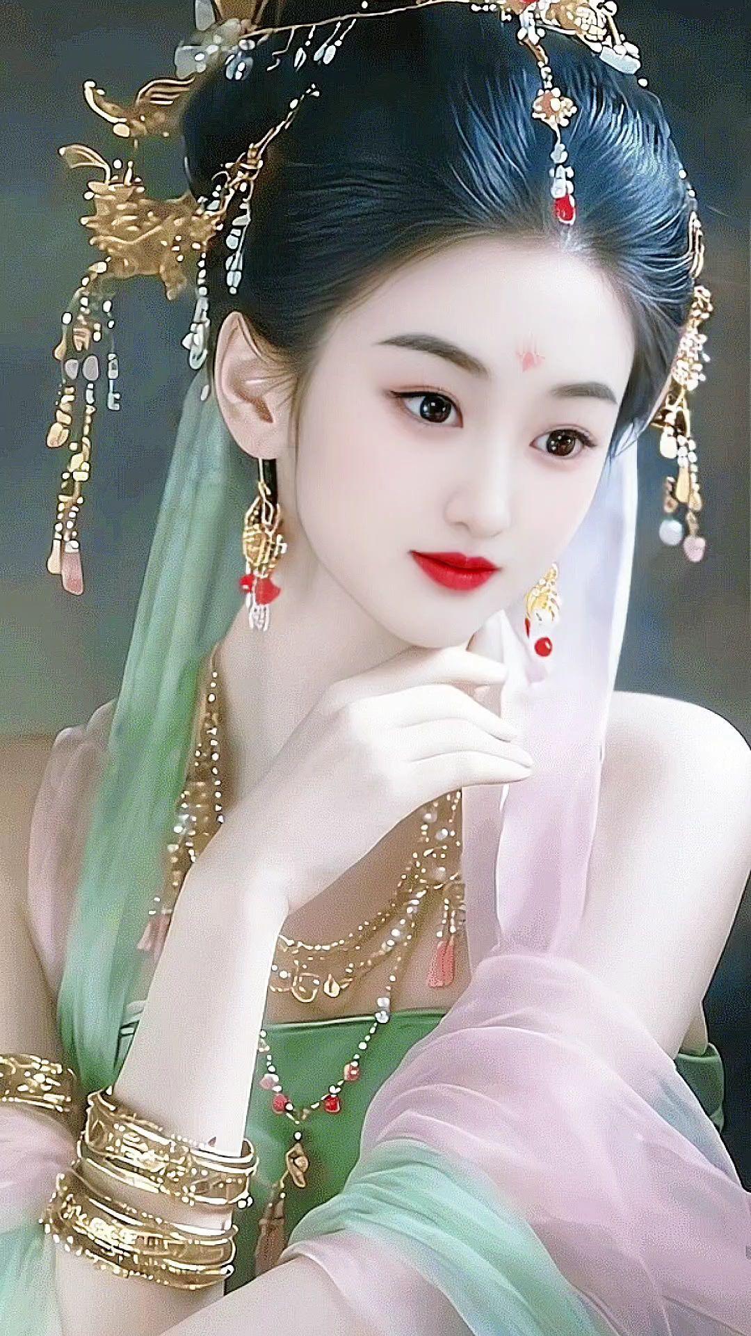 古典妆造 古风妆容有多美 古风美人 古装造型 仙气飘飘