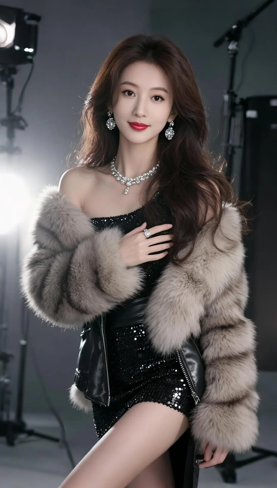 AI奢华光影写真 ai创作