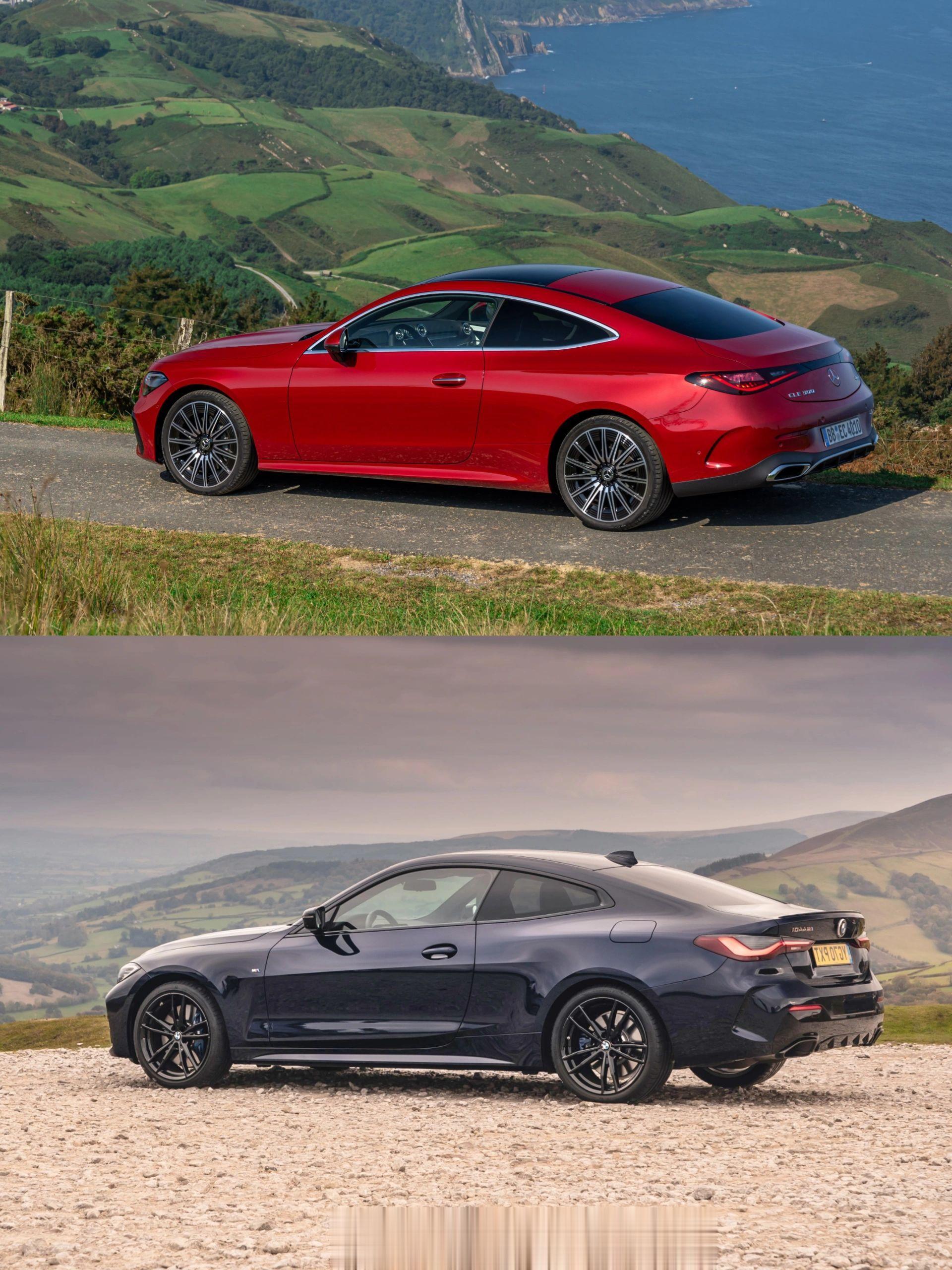 #我与汽车的日常# 你会选哪一款？奔驰CLE 和 宝马4系#汽场全开##宝马4系